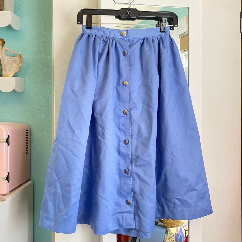 Vintage Blue Skirt
